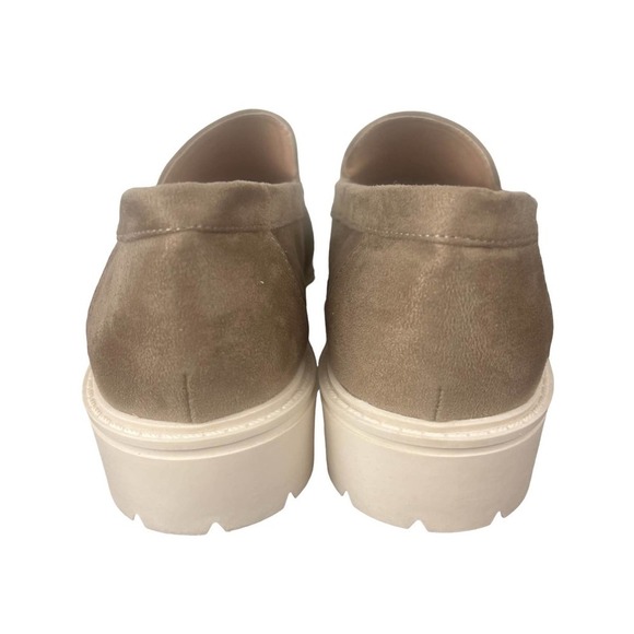 JOURNEE COLLECTION ERIKA VEGAN LEATHER LOAFERS IN TAUPE NWOT WOMEN'S SIZE 8.5 - Picture 5 of 12